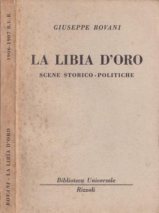 La Libia d'oro - Giuseppe Rovani - copertina