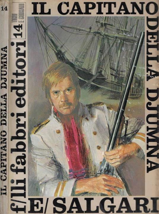 Il capitano della Djumna - Emilio Salgari - copertina