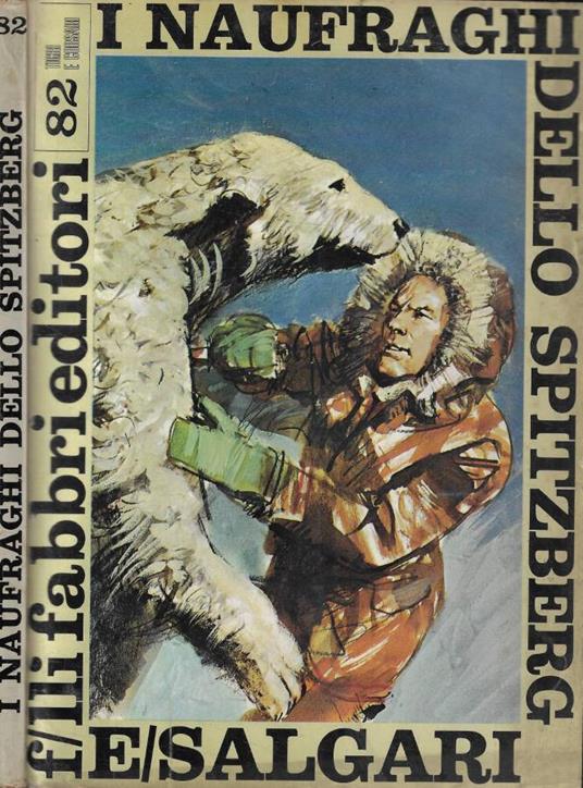 I naufraghi dello Spitzberg - Emilio Salgari - copertina