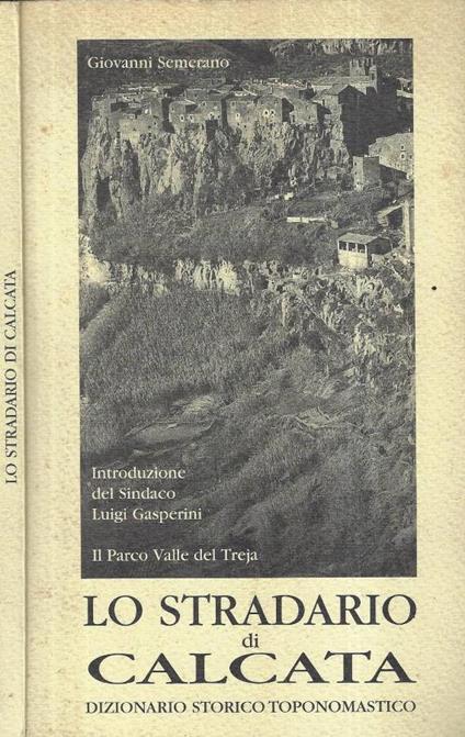 Lo stradario di Calcata - Giovanni Semerano - copertina