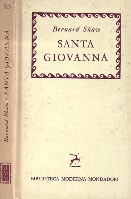Santa Giovanna - Bernard Shaw - copertina