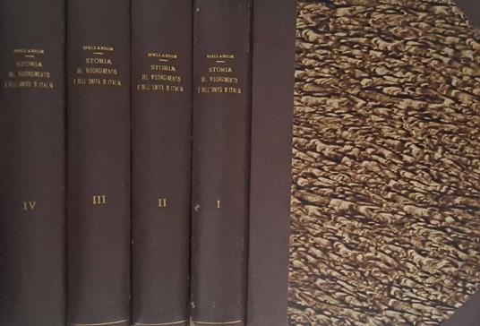 Storia del Risorgimento e dell'Unità d'Italia. Quattro volumi - Cesare Spellanzon - copertina
