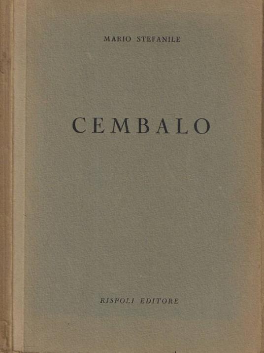 Cembalo (Autografo) - Mario Stefanile - copertina