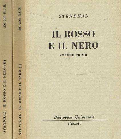 Il rosso e il nero 2voll - Stendhal - copertina