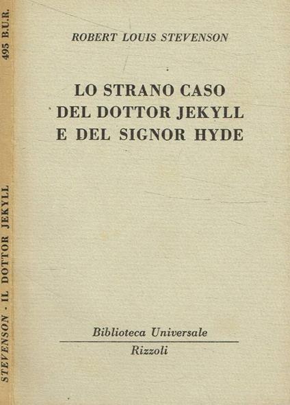 Lo strano caso del dottor Jekyll e del signor Hyde - Robert Louis Stevenson - copertina