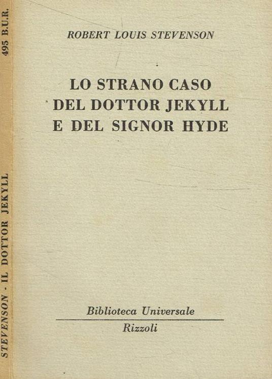 Lo strano caso del dottor Jekyll e del signor Hyde - Robert Louis Stevenson - copertina