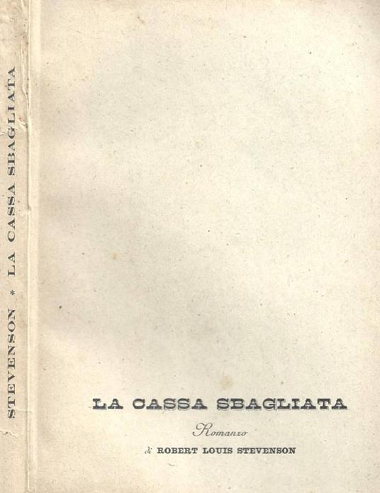 La cassa sbagliata - Robert Louis Stevenson - copertina