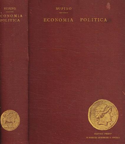 Principi di economia politica - Camillo Supino - copertina