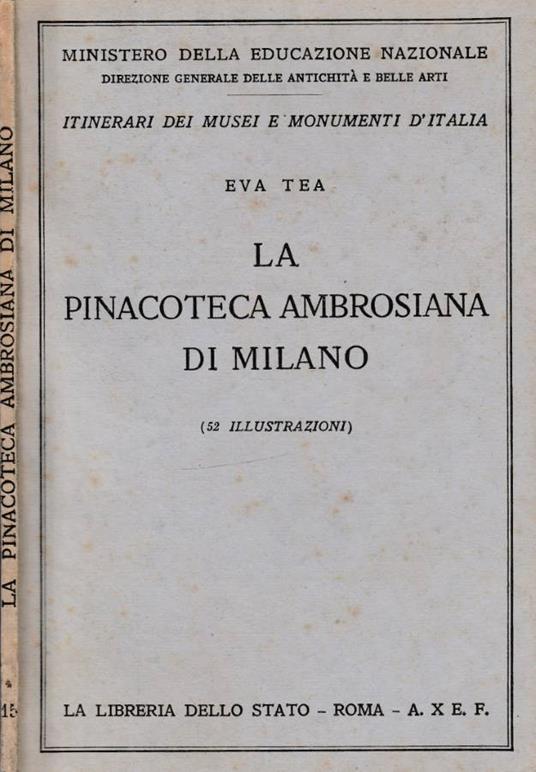 La pinacoteca ambrosiana di Milano - Eva Tea - copertina