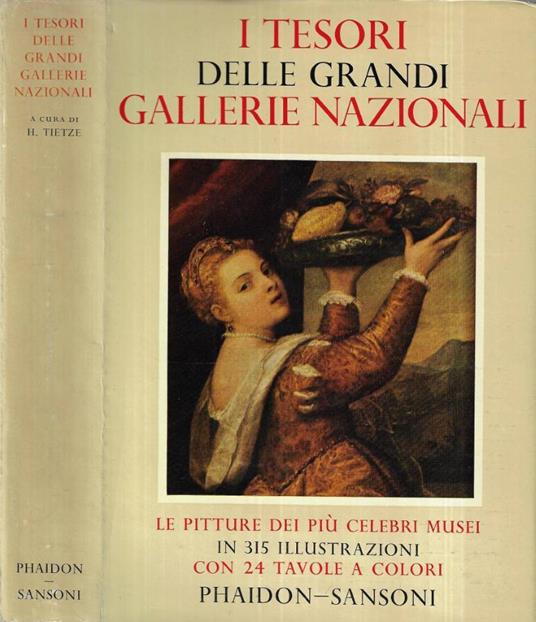 I tesori delle grandi gallerie nazionali - Hans Tietze - copertina