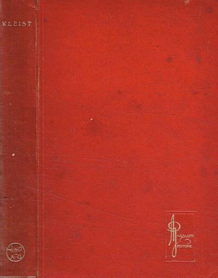 Kleist - Leone Traverso - copertina