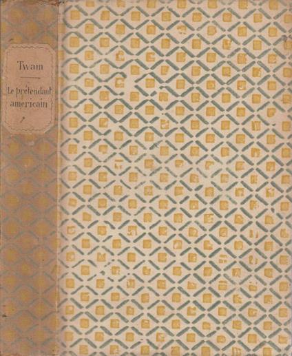 Le pretendant american - Mark Twain - copertina