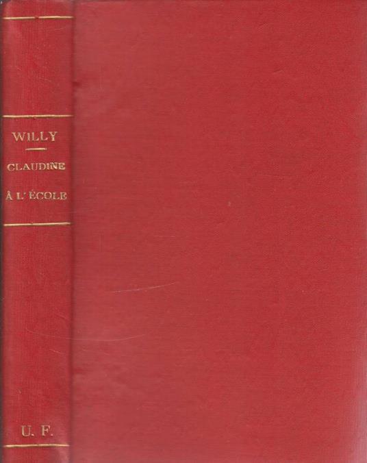 Claudine a l'ecole - Willy - copertina