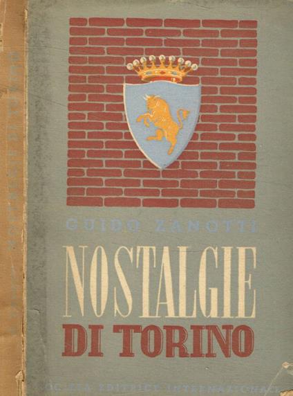 Nostalgie di Torino - Guido Zanotti - copertina