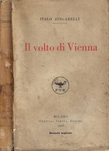 Il volto di Vienna - Italo Zingarelli - copertina