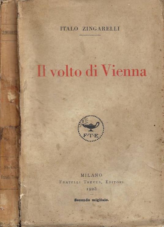 Il volto di Vienna - Italo Zingarelli - copertina