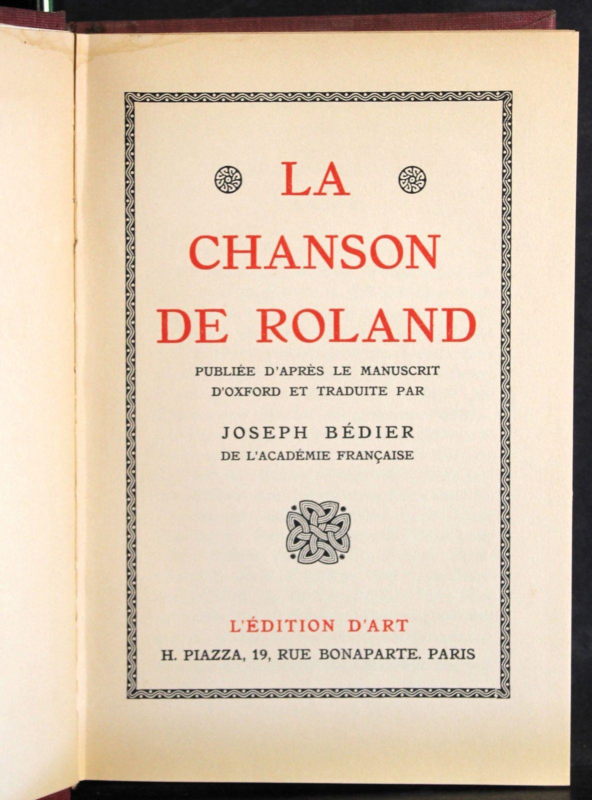 La chanson de roland
