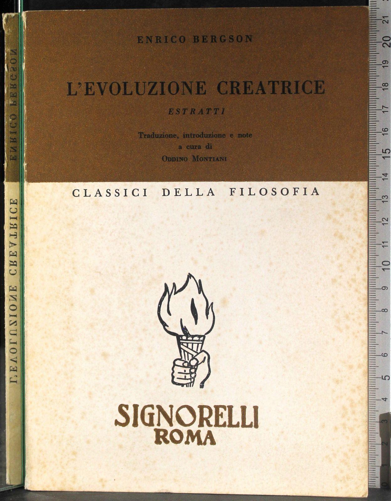 L' Evoluzione creatice. Estratti