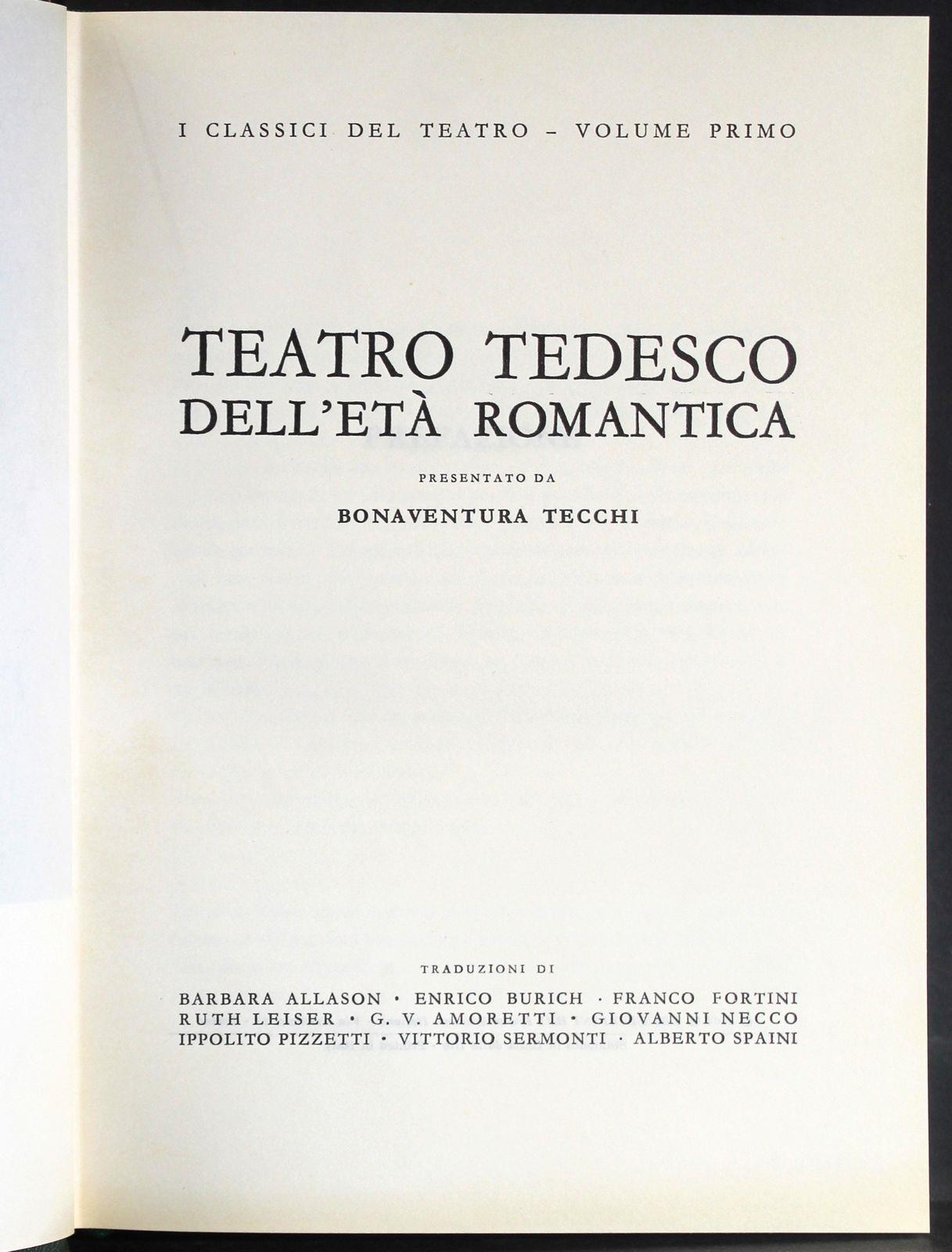 Teatro tedesco dell'età romantica
