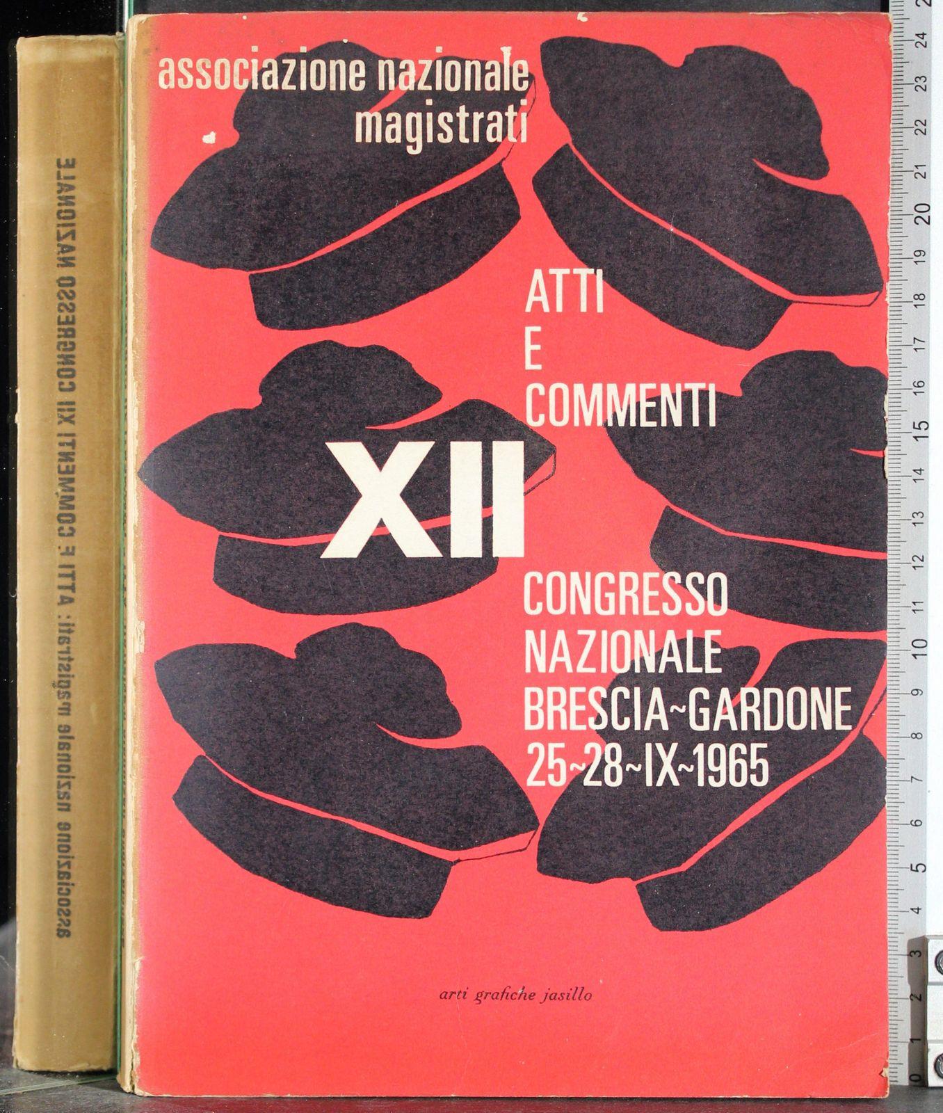 Atti e commenti XII Congresso nazionale