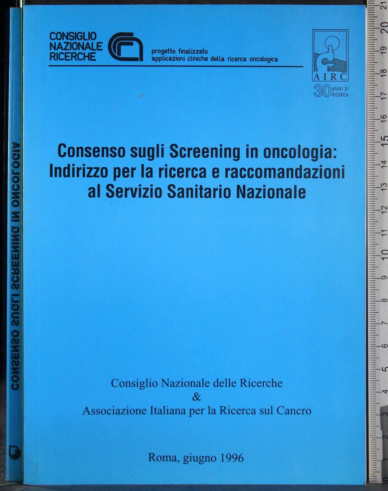 Consenso sugli Screening in oncologia.
