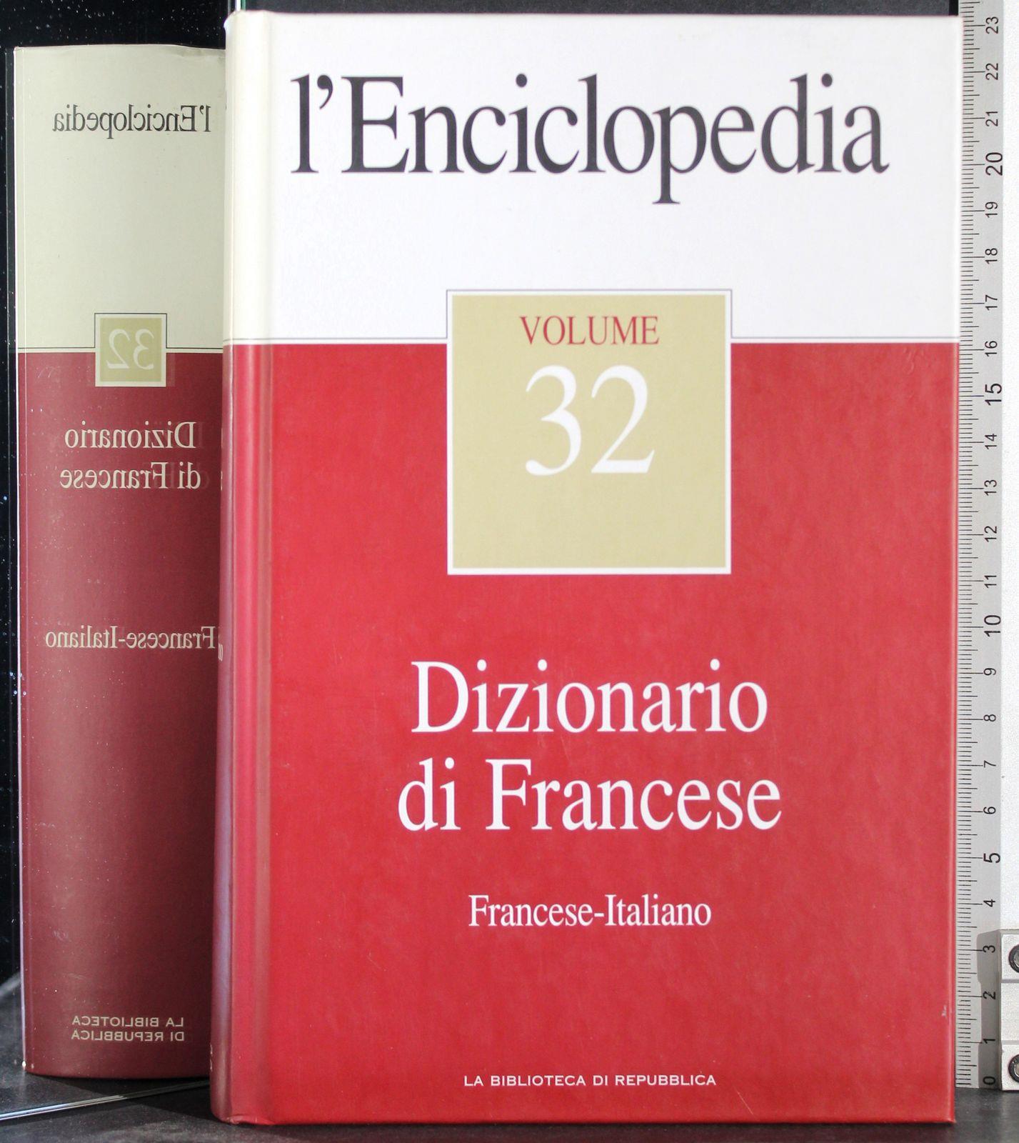 L' Enciclopedia Vol 32-33 Dizionario Francese