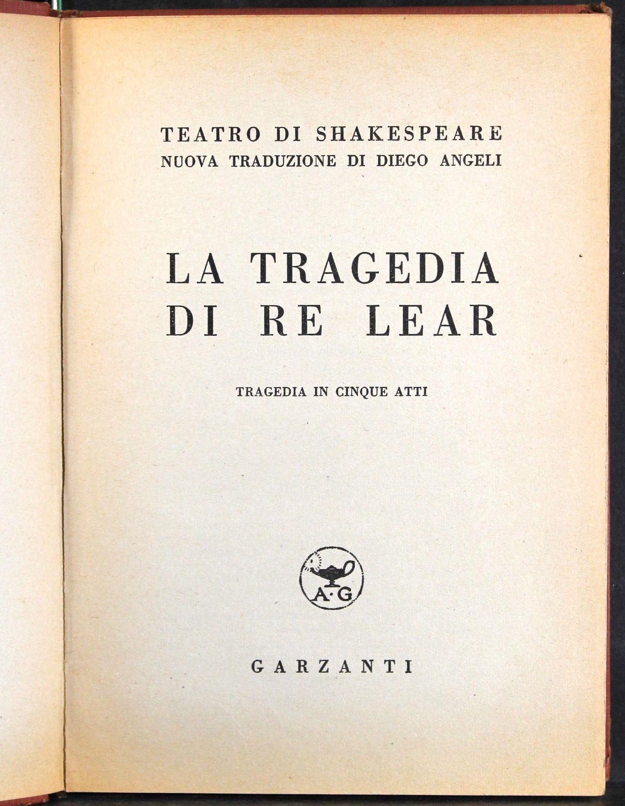 La tragedia di Re Lear