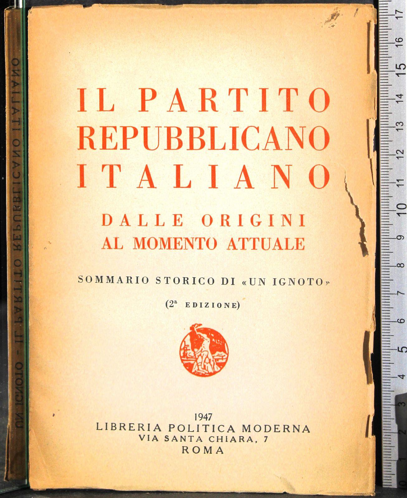 Il partito repubblicano italiano