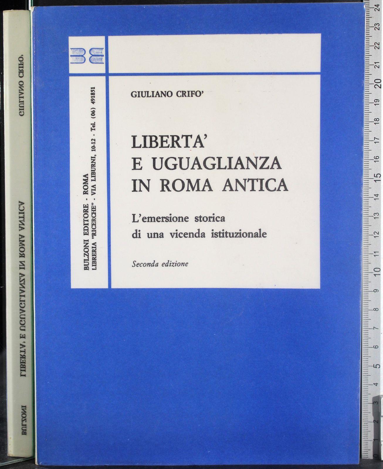 Libertà e ugualianza in Roma antica