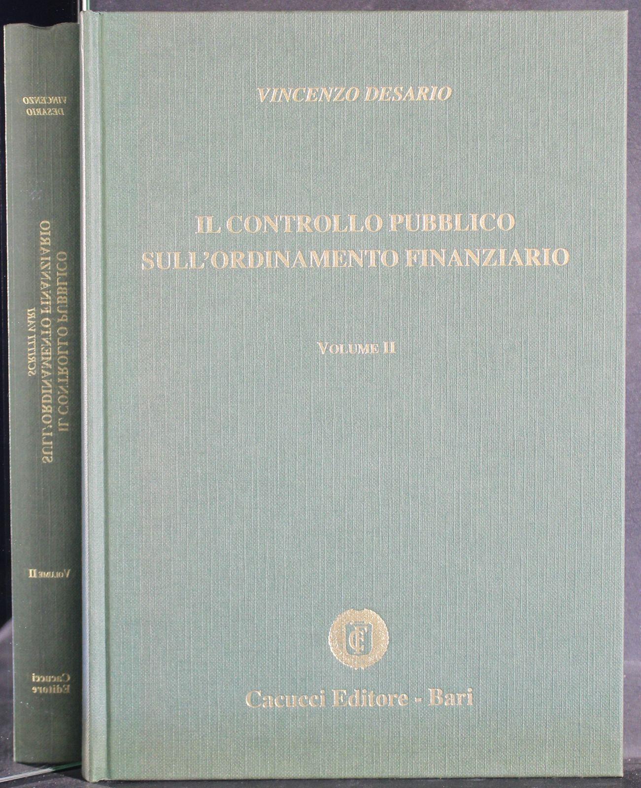Controllo pubclico sull'ordinamento finanziario Vol 1-2