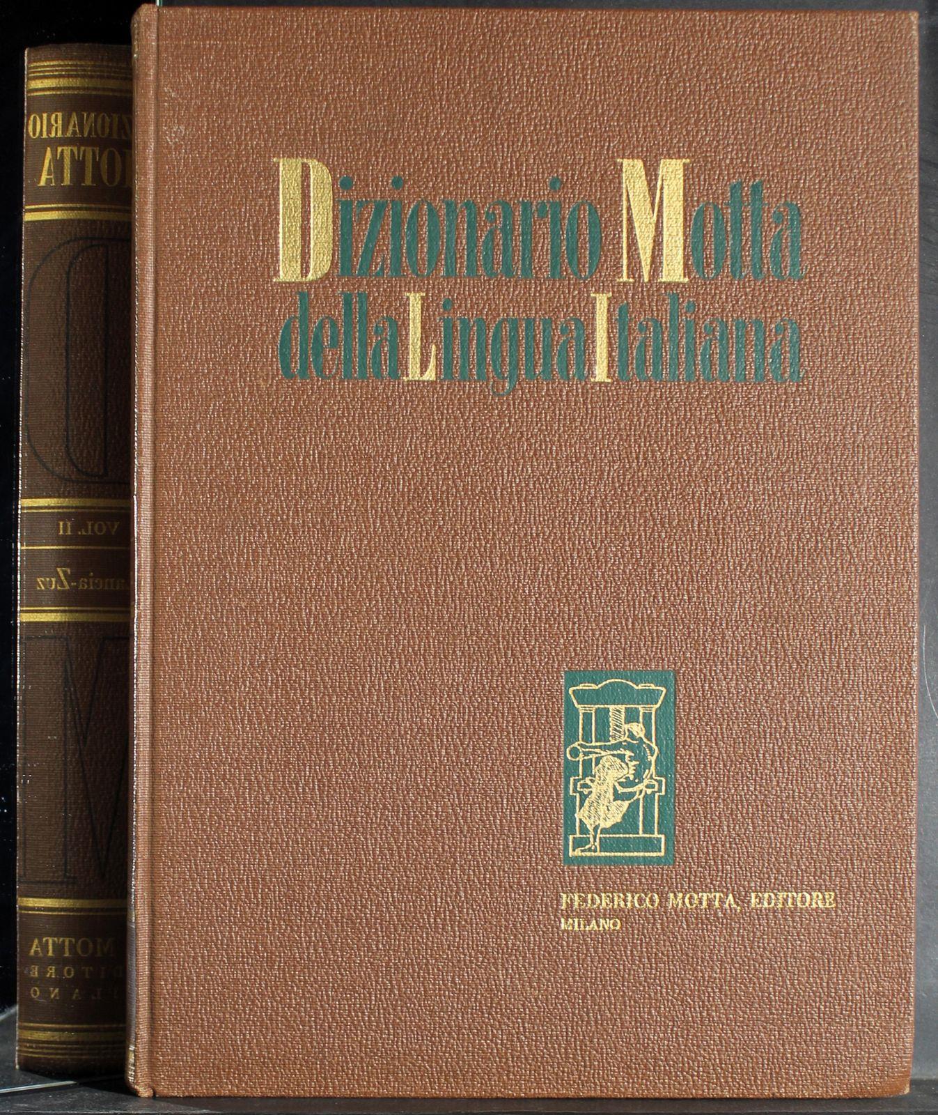 Dizionario Motta della lingua italiana. 2 Volumi