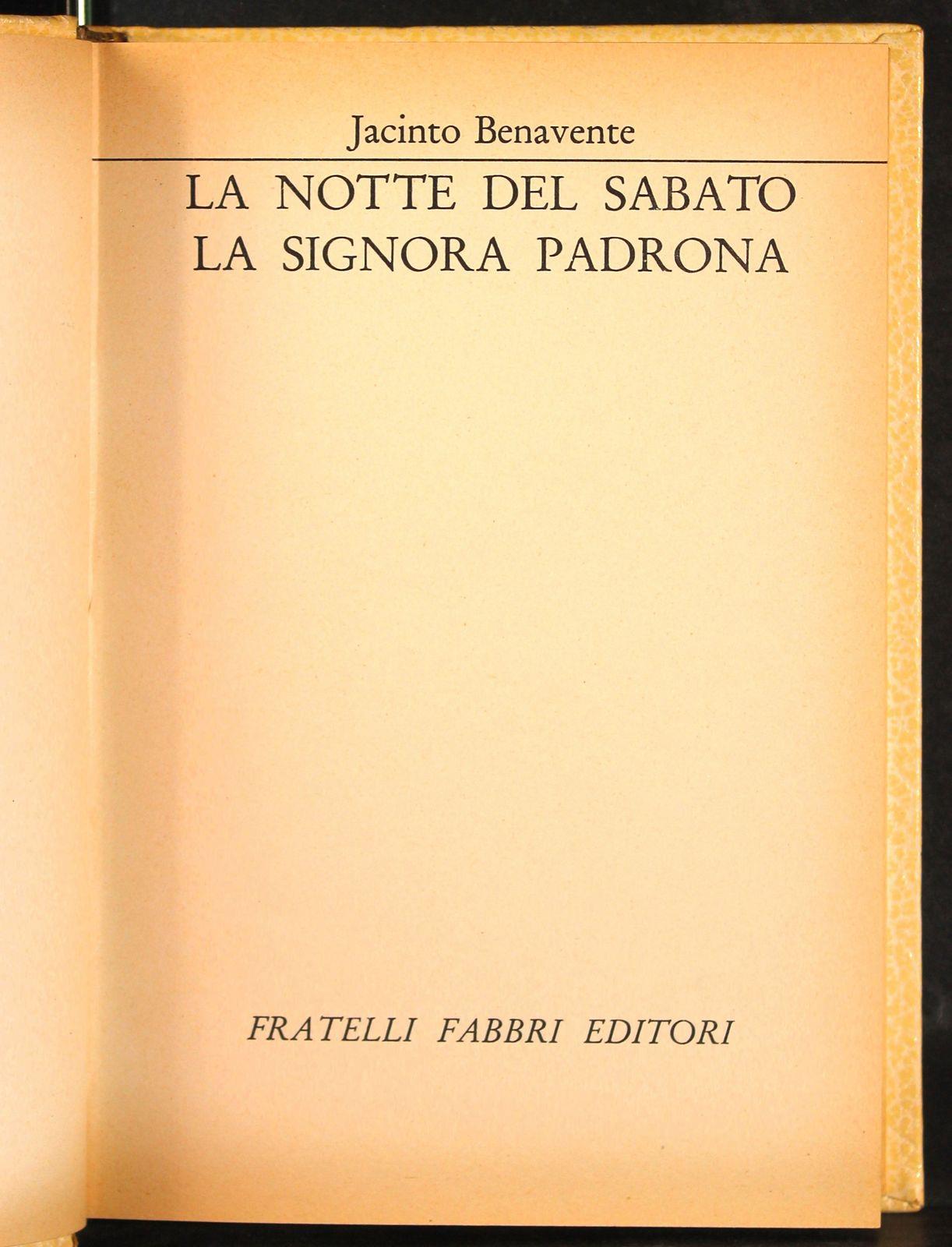 La notte del sabato. La signora padrona