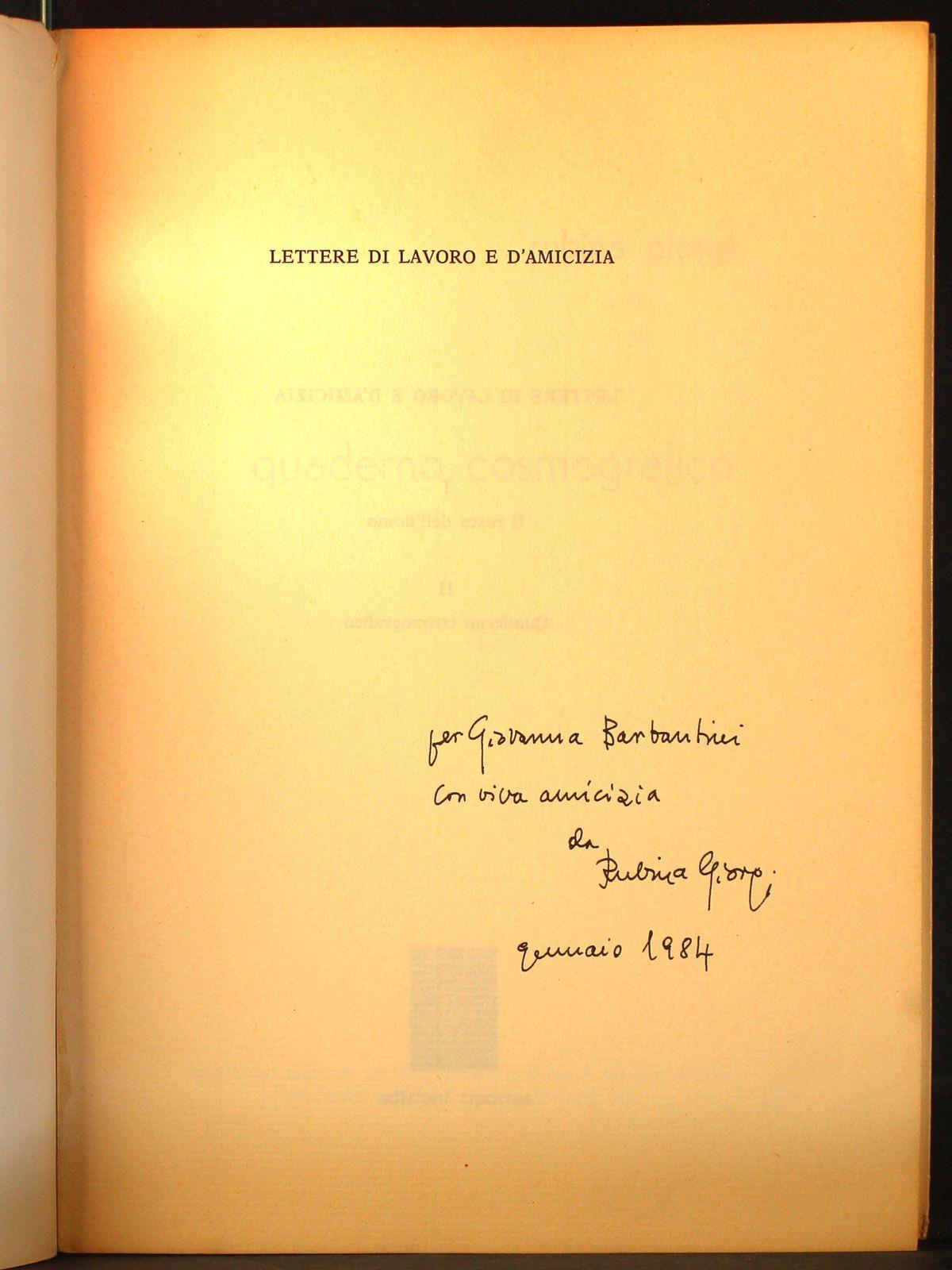 Quaderno cosmografico