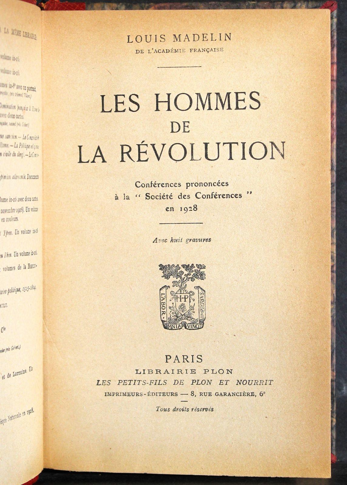 Les hommes de la revolution
