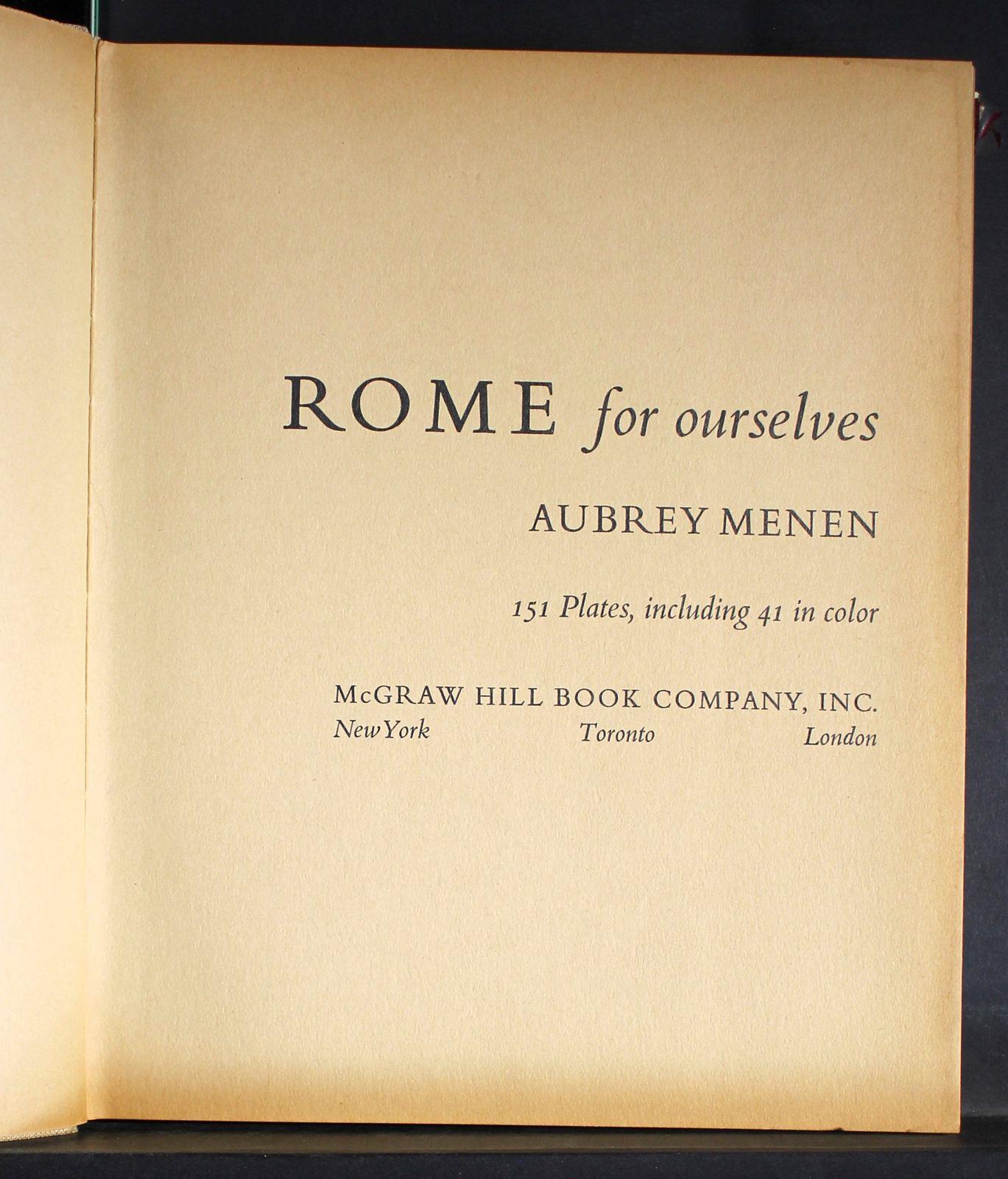 Rome for ourselves