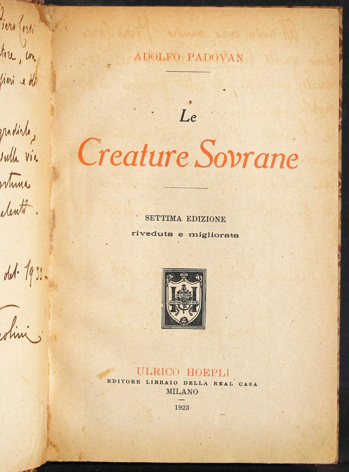 Le creature sovrane