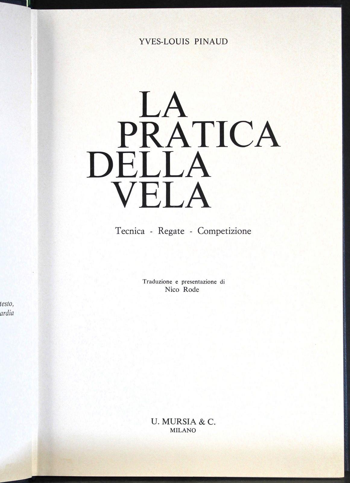 La pratica della vela