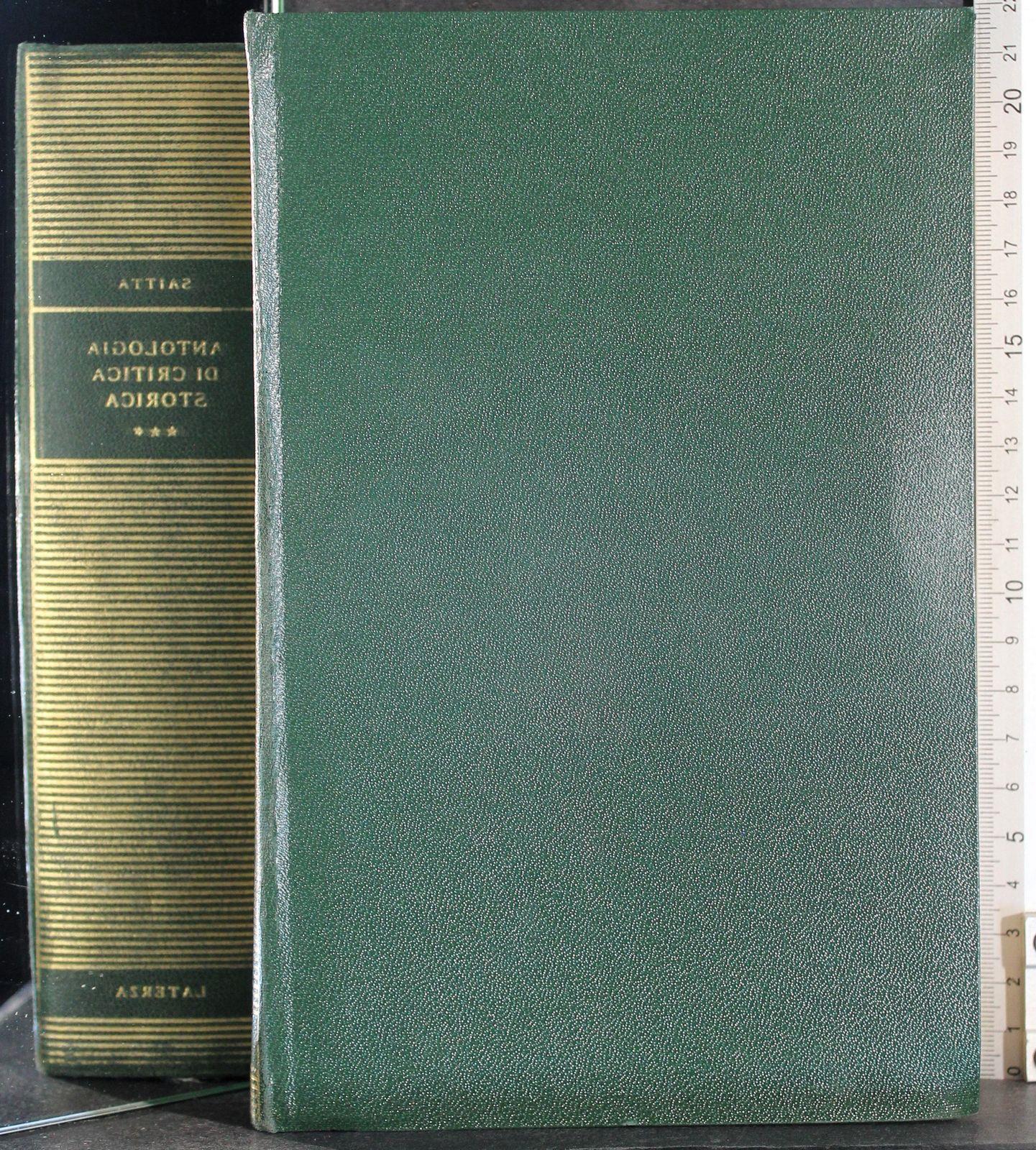 Antologia di critica storica. Vol 3