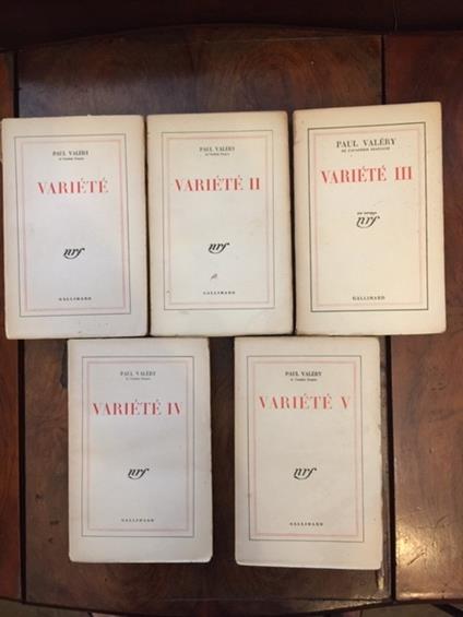 Variété I (et II, III, IV, V) - Paul Valéry - copertina