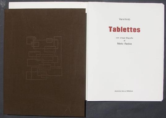 Tablettes - copertina