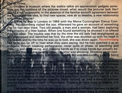 Rauschenberg - copertina