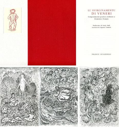Lu svirginamentu di Veneri. Componimento attribuito a Domenico Tempio - Alberto Tomiolo - copertina