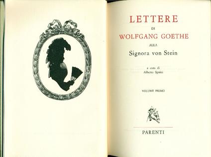 Lettere alla Signora von Stein - copertina