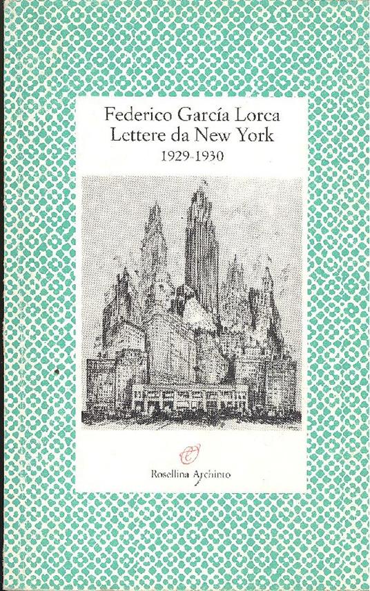 Lettere da New York (1929-1930) - Federico García Lorca - copertina