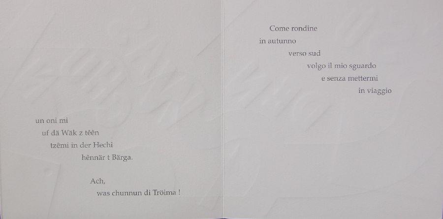 Verso Sud. Gaga Sut. Nach Suden