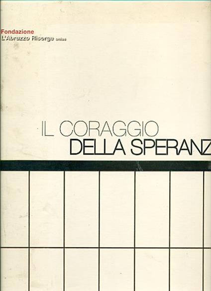 Il coraggio della speranza - copertina