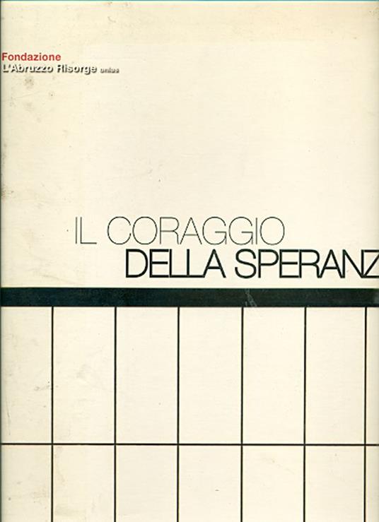 Il coraggio della speranza - copertina