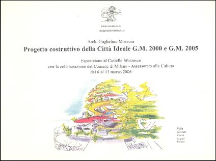 Progetto costruttivo della Città Ideale G.M. 2000 e G.M. 2005 - copertina