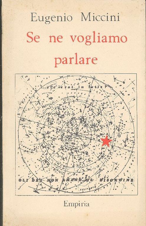 Se ne vogliamo parlare - Eugenio Miccini - copertina