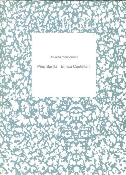 Ritualità monocrome - copertina